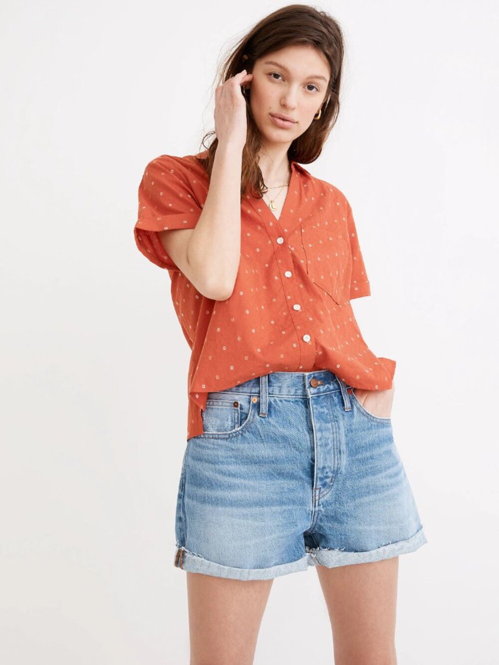 Madewell "The Dadjean" Short in Hermann Wash